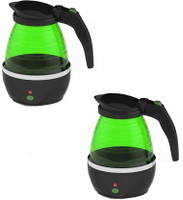 BEEJAY REALM Folding Travel Kettle Pack_2 Electric Kettle(0.8 L, Green)