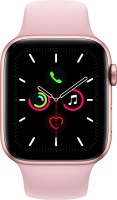 APPLE Watch Series 5 GPS + Cellular 44 mm Gold Aluminium Case with Pink Sand Sport Band(Pink Strap, Regular)