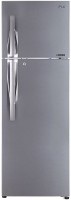 View LG 360 L Direct Cool Double Door 2 Star (2020) Convertible Refrigerator(Shiny Steel, GL-I402RPZY)  Price Online