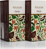 CHAYAM Masala Chai - Spiced Tea - (Pack of 2) - Masala Tea Bags Box(50 Bags)