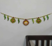 New Jaipur Handicraft Hukum Mere Aaka Door Hanging Toran For Home Decor Toran(Paper Mache)
