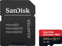 SanDisk Extreme Pro 400 MicroSDXC UHS Class 3 170 Mbps  Memory Card(With Adapter)