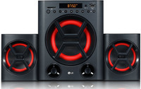 LG LK72B, Deep Bass, USB, SD Card and FM Radio 40 W Bluetooth Home Theatre(Black, 2.1 Channel)