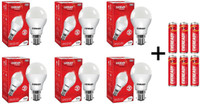 Eveready 10 W Round B22 LED Bulb(White, Pack of 6)