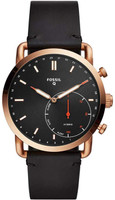 FOSSIL Commuter Smartwatch(Black Strap, Free Size)