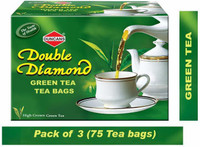 Duncans Green Tea Bag - Pack of 3 (75 Tea Bags) Unflavoured Green Tea Bags Box(75 Bags)