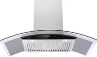 Kkolar LAURA 90 Wall Mounted Chimney(Silver 1080 CMH)