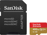 SanDisk Extreme 400 MicroSDXC UHS Class 3 160 Mbps  Memory Card(With Adapter)