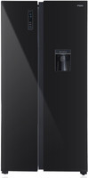 MarQ by Flipkart 566 L Frost Free Side by Side Refrigerator  with Glass Door(Black, 560GHSBMQ)