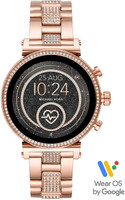 MICHAEL KORS Gen 4 Sofie Smartwatch(Gold Strap, Free Size)