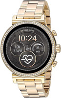 MICHAEL KORS Gen 4 Sofie Smartwatch(Gold Strap, Free Size)