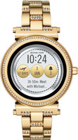 MICHAEL KORS Sofie Smartwatch(Gold Strap, Free Size)