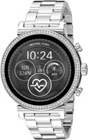 MICHAEL KORS Gen 4 Sofie Smartwatch(Silver Strap, Free Size)