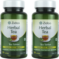 Zidaa 100% Natural Herbal Tea - Pack of 2 (30 Tablets Each) Lemon Grass Herbal Tea Plastic Bottle(60 g)