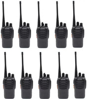 visionrabbit bf888s 4way radio walkie talkie uhf400-470mhz Walkie Talkie(Black)