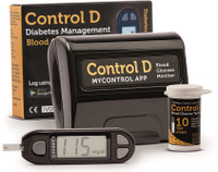 Control D Diabetes Care Kit Glucometer(Black)