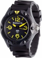 Sonata 7975PP01 Superfibre Analog Watch For Men