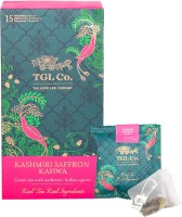 TGL Co. Kashmiri Kahwa Green Tea, 16 Tea Bags Cardamom, Cloves, Rose, Almond, Saffron, Cinnamon Green Tea Box(32 g)