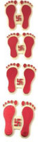 SUNINOW LAXMI JI Religious Footprint(Plastic)