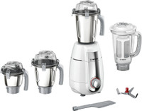 BOSCH BlenderTrueMixx Style 750 W White MGM6642WIN 750 Juicer Mixer Grinder (4 Jars, White)