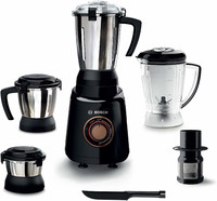 BOSCH MGM 4341 BIN MIXER, GRINDER, JUICER 600 Juicer Mixer Grinder (4 Jars, Black)