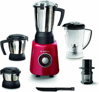 BOSCH MGM 4341 RIN MIXER, GRINDER, JUICER 600 Juicer Mixer Grinder (4 Jars, Red)
