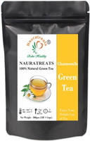 Nauratreats Natural Chamomile Green Tea for Relax and Calming, Stress Relief Tea,300gm Chamomile Tea Pouch(300 g)