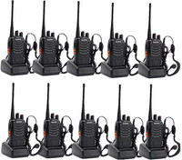 spydo BAOFENG bf888s 4way radio walkie talkie uhf400-470 BAOFENG bf888s walkie talkie uhf400-470 Walkie Talkie(Black)