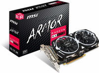 MSI AMD/ATI RADEON RX 570 ARMOR 8G 8 GB GDDR5 Graphics Card(Black)