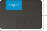 Crucial BX500 480 GB Desktop, Laptop, Servers, Network Attached Storage Internal Solid State Drive (SSD) (BX500)(Interface: SATA III, Form Factor: 2.5 Inch)