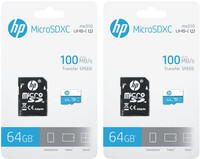 HP MX310 UHS-I 100MB/S 64 GB MicroSDXC Class 10 100 MB/s  Memory Card
