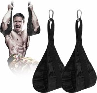 SERVEUTTAM Ab Slings Straps - Rip-Resistant Heavy Duty Pair for Pull Up Elbow Support(Black)