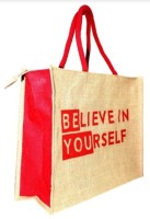 gank inc Believe You Jute Waterproof Multipurpose Bag(Red, 14 L)