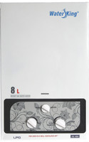 WATER KING 6 L Gas Water Geyser (8L Instant Gas Water Heater, White)