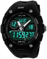 Skmei 1015BLK Sports Analog-Digital Watch For Unisex