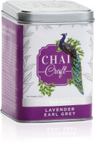 Chai Craft Relaxing Lavender Earl Grey Loose Leaf Black Tea Bergamot Orange, Lavender Black Tea Tin(100 g)