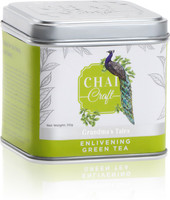Chai Craft Turmeric, Brahmi, Tulsi and Cardamom Enlivening Super Fine Green Tea Spices, Herbs Herbal Tea Tin(50 g)