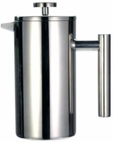 InstaCuppa French Press Coffee Mak121 10 Cups Coffee Maker(Silver)