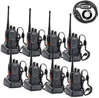 visionrabbit walkie talkie bf888s uhf400-470mhz walkie talkie bf888s uhf400-470mhz Walkie Talkie(Black)