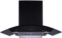 Elica TBC HAC TOUCH BF 90 NERO Auto Clean Wall Mounted Chimney(Carbon Black 1100 CMH)