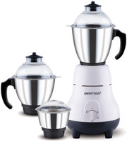 SMARTROOT TURBO NEW 750 Mixer Grinder (3 Jars, White, Grey)