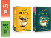 Tingwa Black & Supreme | Combo of Strong & Flavorful Tea | 250gm each Tea Box(500 g)
