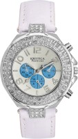 Exotica Fashions EFN-07-WHITE-BLUE-NS New Series Analog Watch For Women