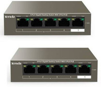 TENDA TEG1105P-4-63W Network Switch_Pack 02 Network Switch(Grey)