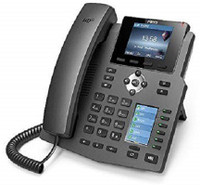 fanvil Ip phone X4 Corded Landline Phone(Black)
