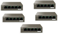 TENDA TEG1105P-4-63W Network Switch_Pack 05 Network Switch(Grey)
