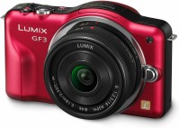 Panasonic Lumix DMC Lumix DMC-GF3CR Kit 12.1 MP Digital Camera with 14mm Pancake(12 MP, 10x Optical Zoom, 20x Digital Zoom, Red)