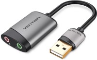 VEnTIOn USB External Sound Card USB Adapter(Space Grey)