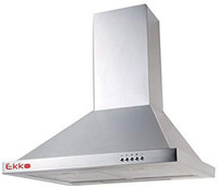 Ekko BEETA SS 60 CM Wall Mounted Chimney(Silver 1100 CMH)