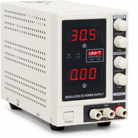 UNI-T UTP3315TFL Adjustable 30V 5Amp DC Basic digial Power Supply Regulated Calibration Certificate 150 Watts PSU(White)